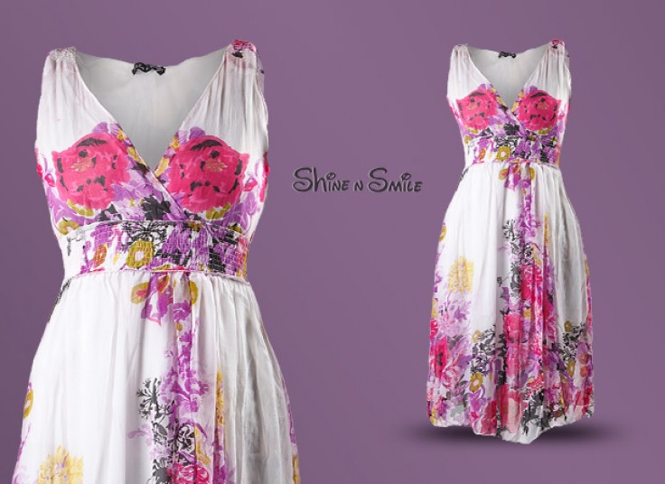 پیراهن زنانه حریر Shine n Smile