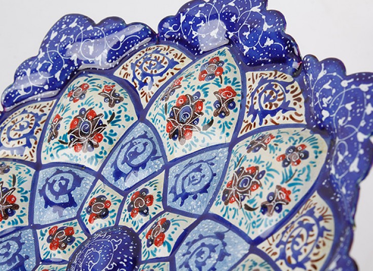 بشقاب میناکاری جدید