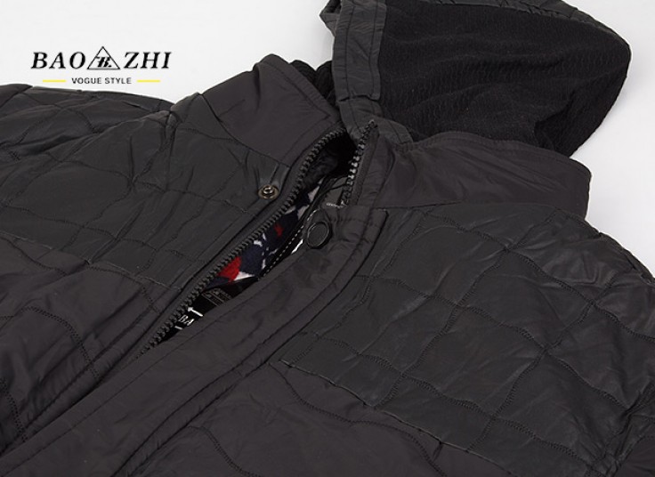 کاپشن مردانه کلاهدار BAOZHI