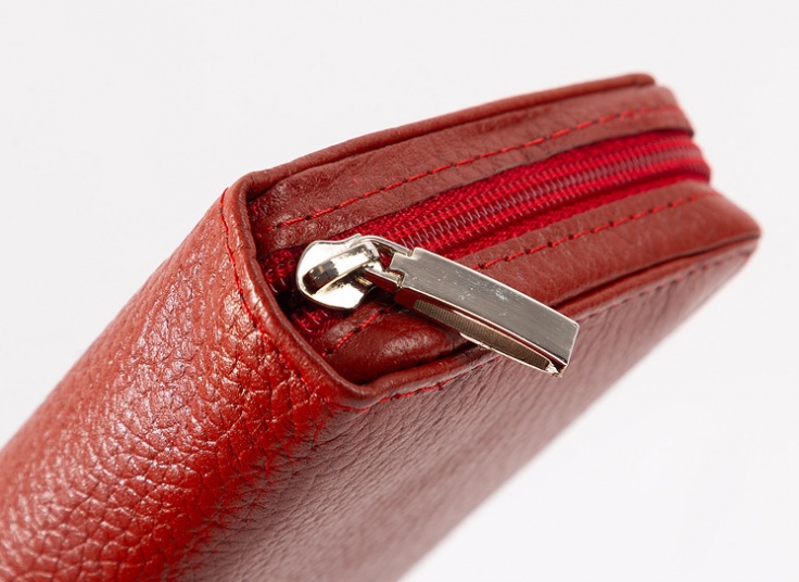 کیف پول زنانه طرح آکاردئونی