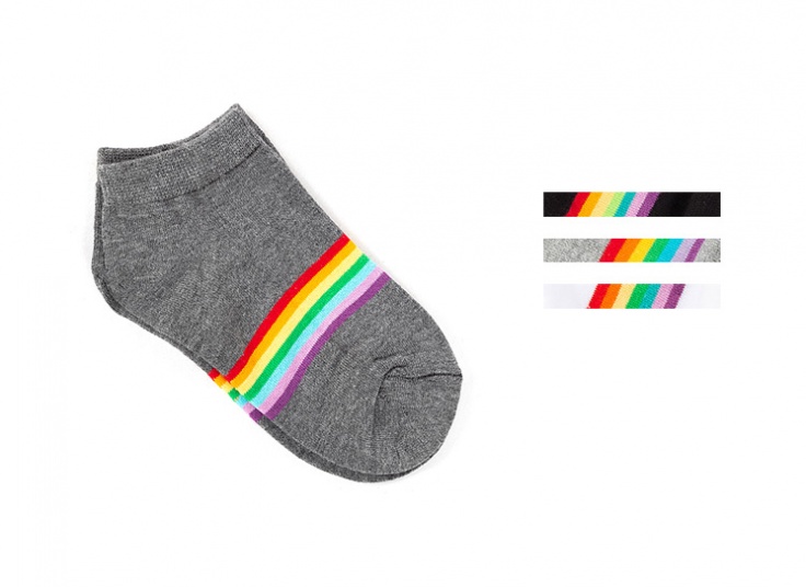 جوراب مچی زنانه Rainbow