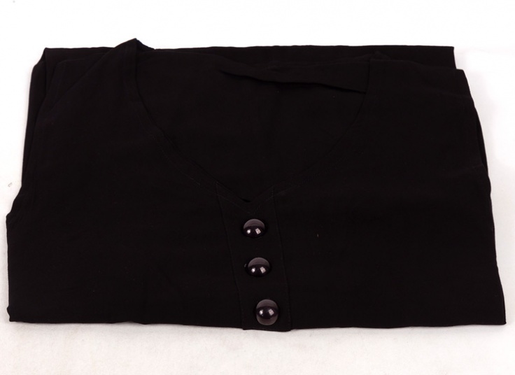 سارافون زنانه یقه‌ دکمه‌ دار