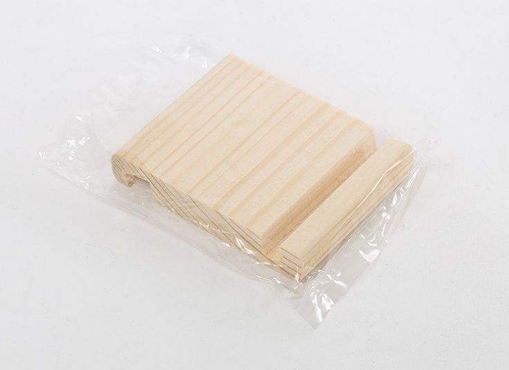 استند موبایل چوبی