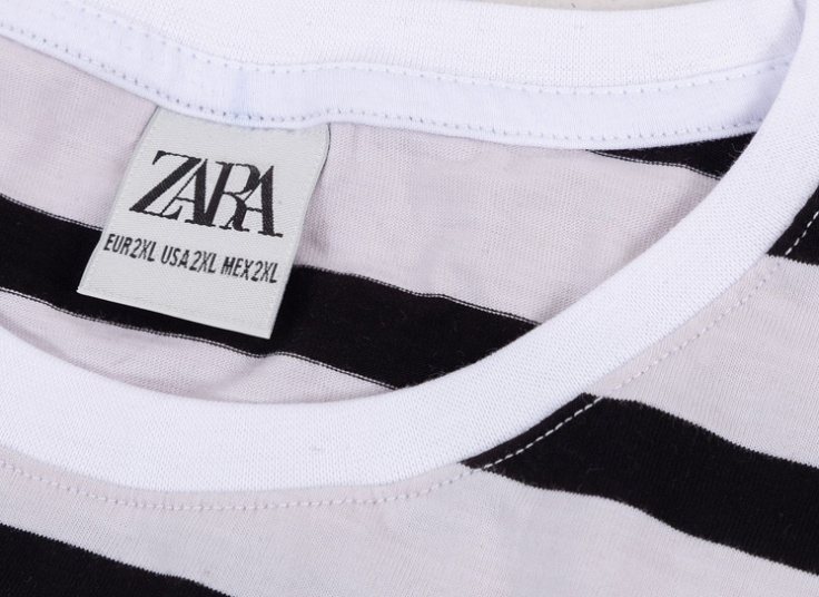 تیشرت مردانه راه راه طرح Zara