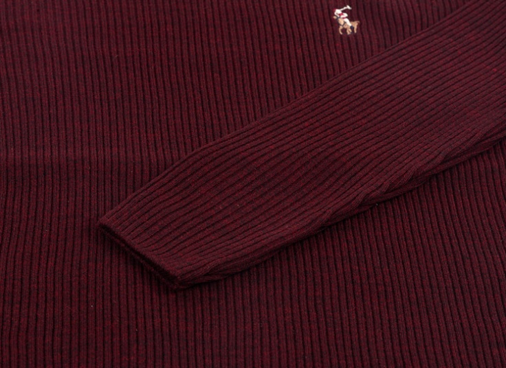 بلوز یقه اسکی بافت طرح POLO