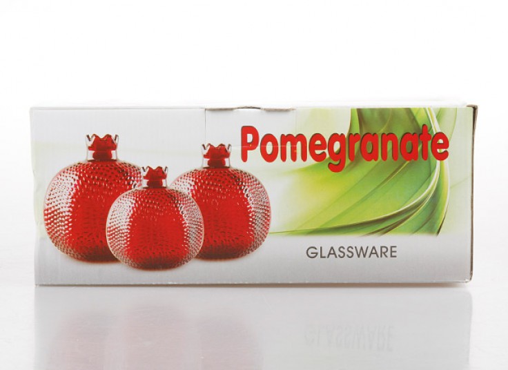 پکیج دکوری انار شیشه ای