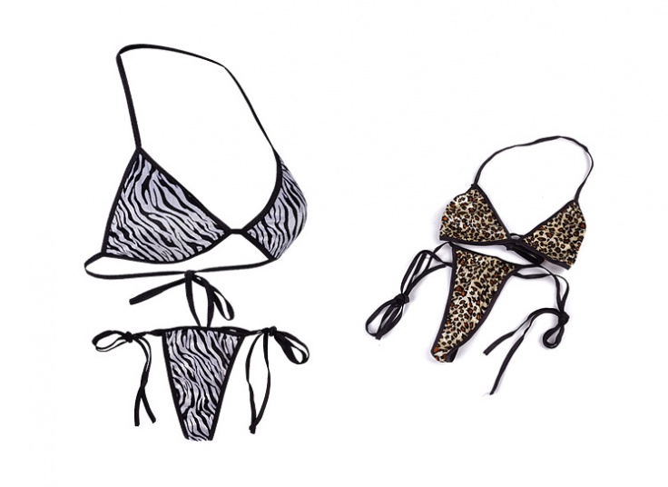 مایو دو تکه گره ای