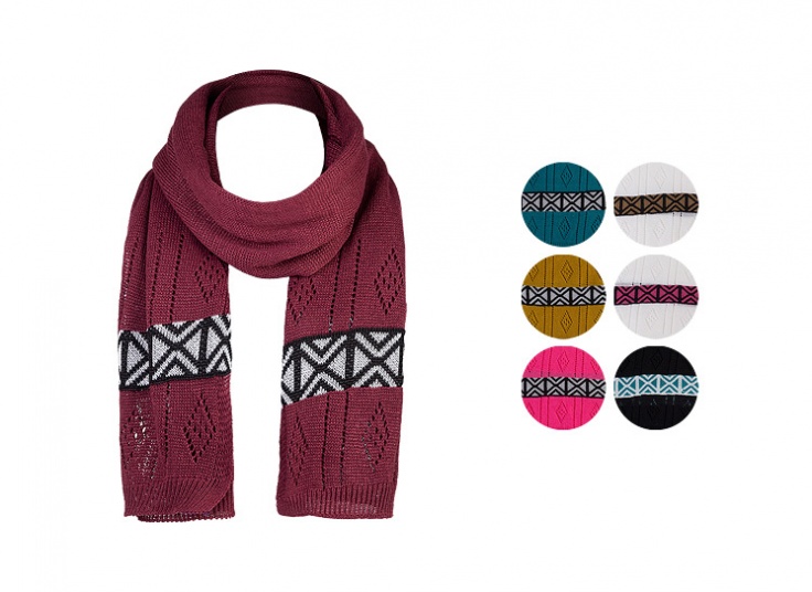 شال بافت زمستانی cribriform