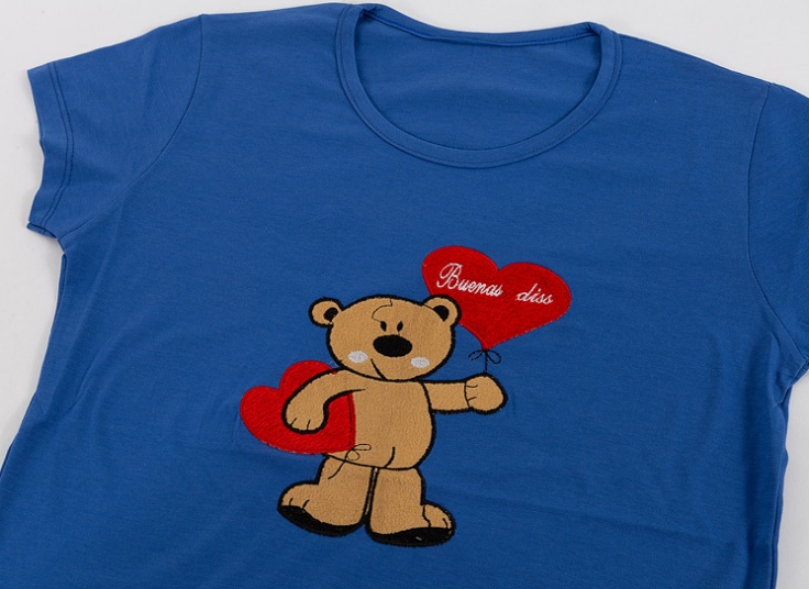 تیشرت زنانه طرح قلب