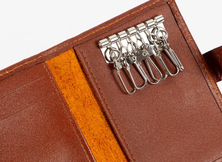 کیف جاکارتی و جاکلیدی چرم طبیعی