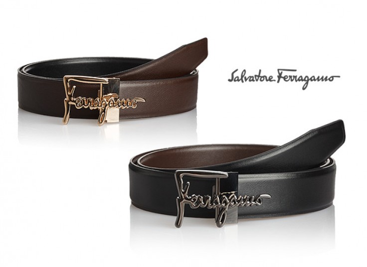 کمربند مردانه طرح Salvatore Ferragamo