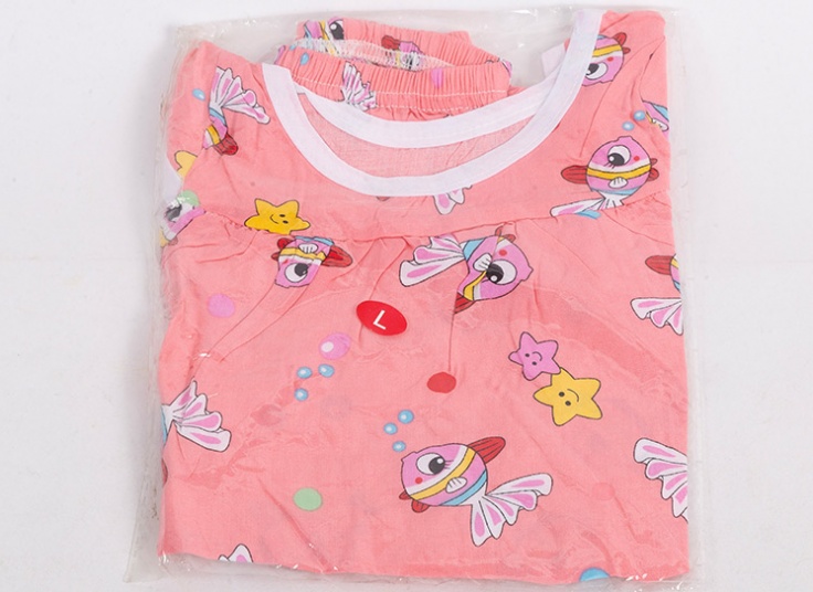 لباس دو تکه نخی دخترانه