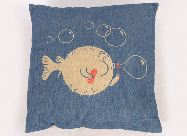 کوسن طرح دار کنفی