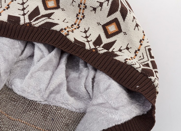 مانتو بافت طرحدار زنانه