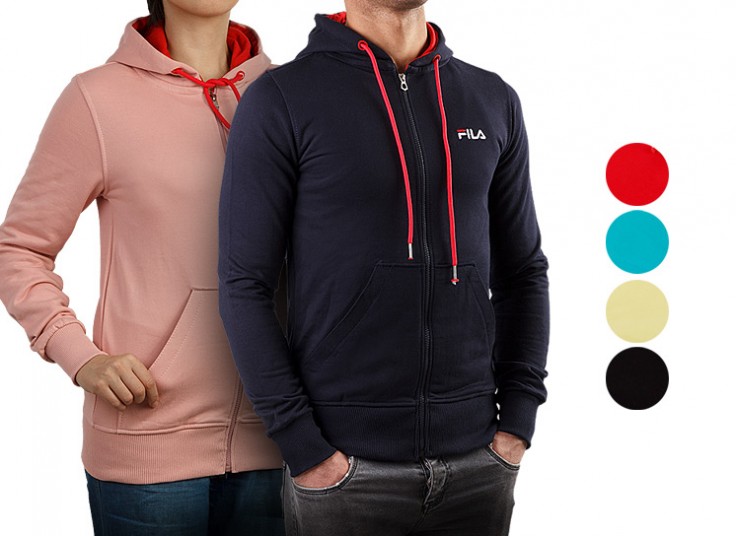 سویشرت کلاهدار طرح FILA