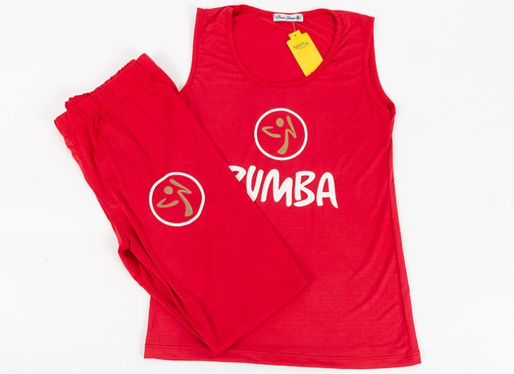 تاپ و شلوار طرح ZUMBA