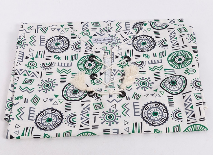 تونیک طرحدار جلو بسته