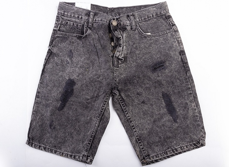 شلوارک جین مردانه زا‌پ‌دار Denim