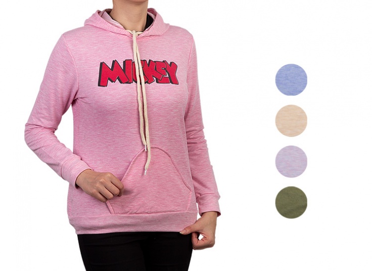 هودی کلاهدار زنانه Mickey