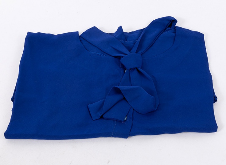 بلوز حریر یقه کراواتی کد 11456