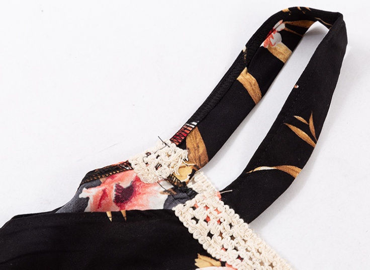 پیراهن نخی طرحدار