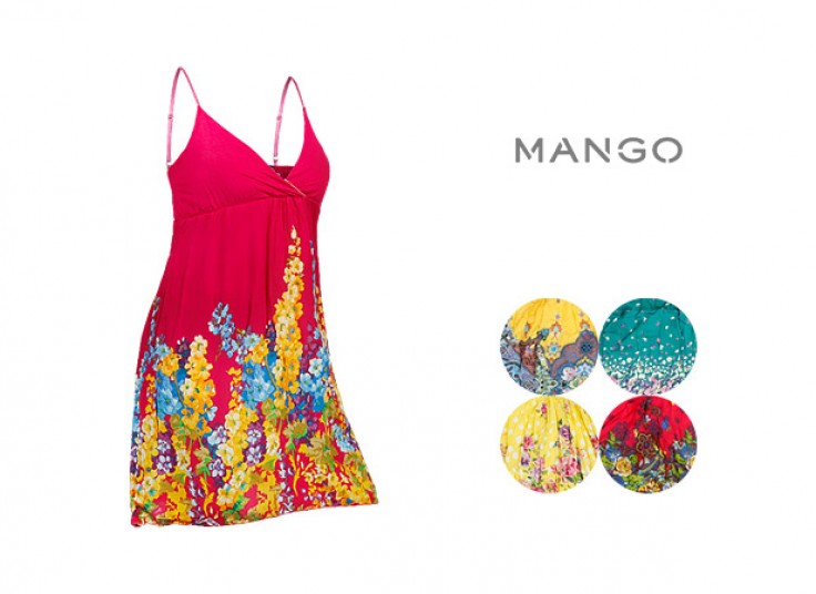 پیراهن زنانه طرح Mango