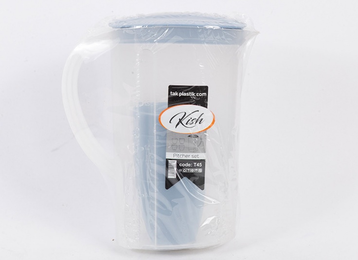 پارچ و لیوان Tak plastic مدل Kish