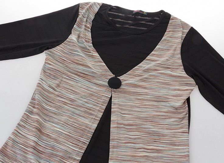 تونیک آستین بلند زنانه Multi Color