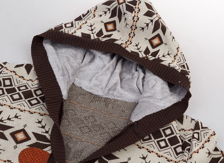 مانتو بافت طرحدار زنانه