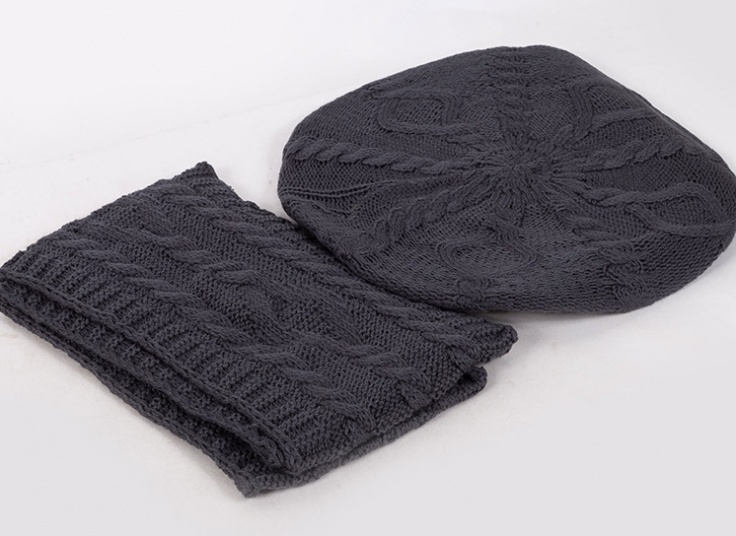 ست کلاه فرانسوی و شال گردن