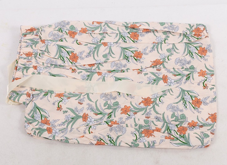 شلوار نخی گلدار PR