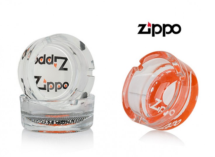 زیرسیگاری شیشه ای طرح Zippo