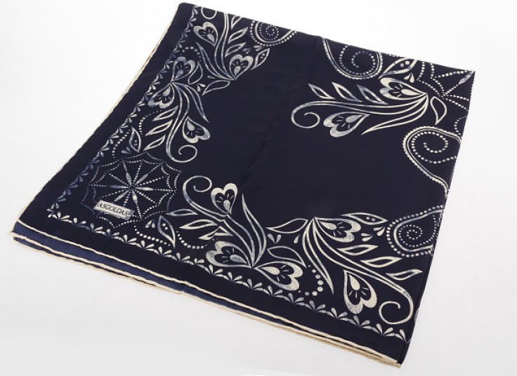 روسری ساتن دست دوز ASGOLDAS