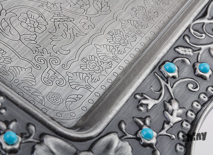 سینی پایه دار shiny