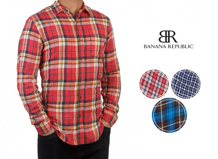 پیراهن پشمی مردانه Banana Republic