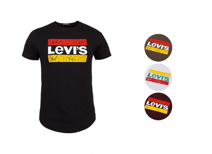 تیشرت آستین کوتاه مردانه طرح LEVIS