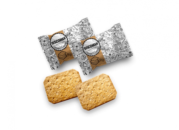 کراکر کاپوچینو 18 بسته ای BISCOMAN