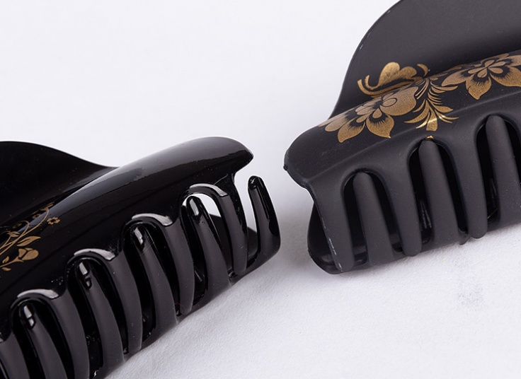 کلیپس مو Black patterned