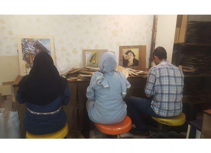 آموزش معرق کاری آموزشگاه رازچوب