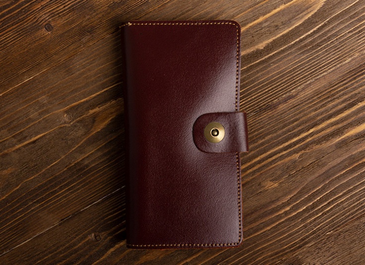 کیف پول و موبایل چرم طبیعی
