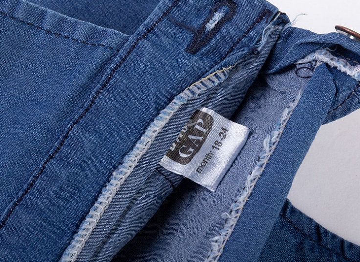 سرهمی جین بچگانه Buttoned