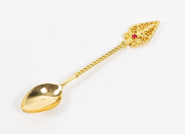 ست 6 عددی قاشق مربا خوری طلایی