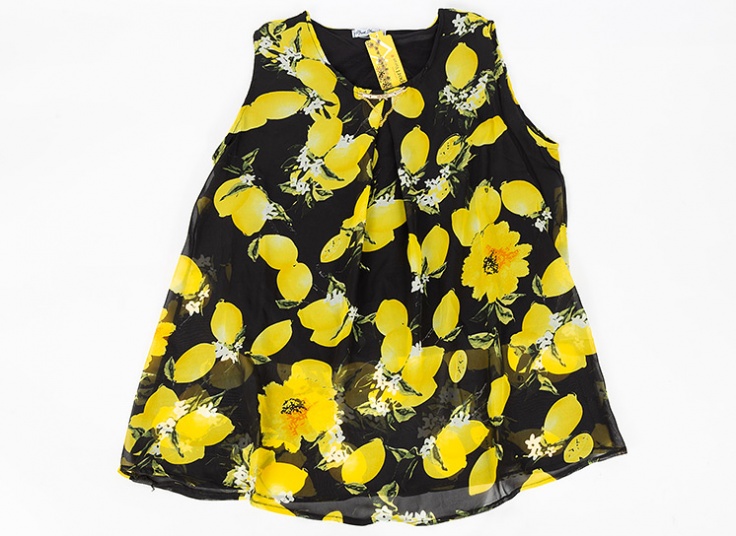 تاپ طرح دار حریر زنانه