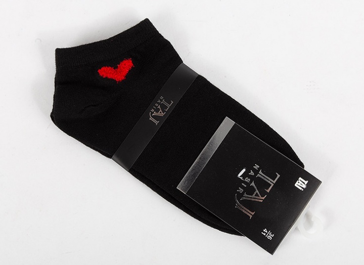 جوراب مچی زنانه طرح قلب TAJ