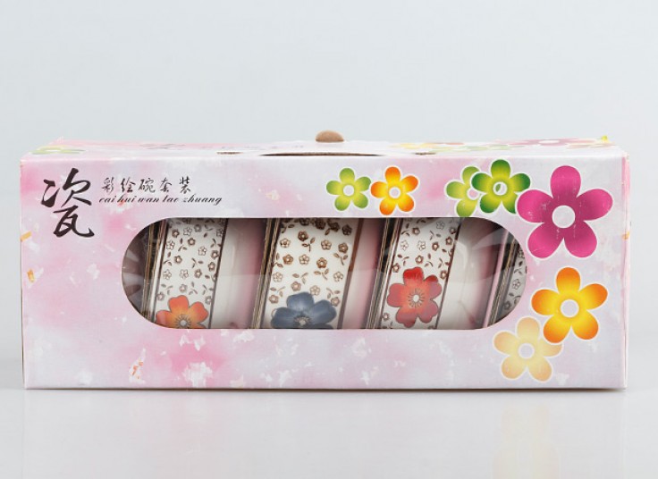 پکیج 5 عددی کاسه سرامیکی گلدار