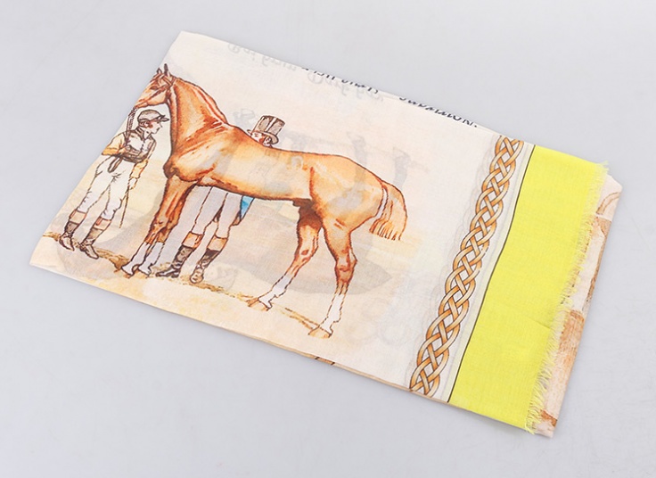 روسری نخی طرح Hermes