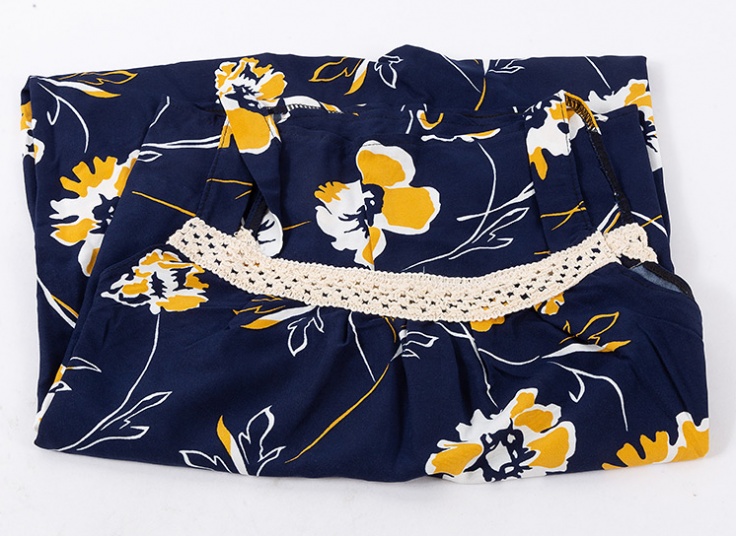 پیراهن نخی طرحدار