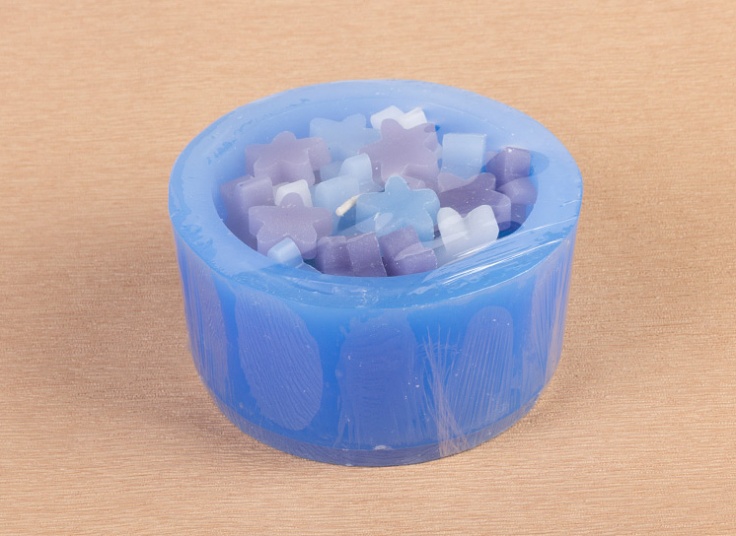 شمع کاسه ای مدل ستاره