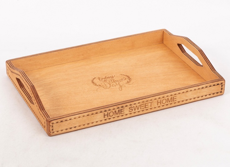 سینی سرو و پذیرایی چوبی