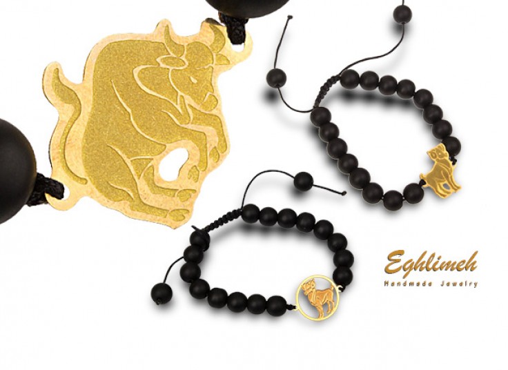 دستبند مهره ماه تولد اقلیمه